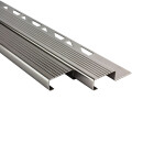 Edelstahl Stufenprofil Fliesenleiste Profil Treppen Schiene L250cm H10-12mm