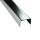 U Profil Edelstahlschiene Bordüre Fliesenschiene Edelstahl V2A L250cm H15mm glänzend