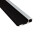 B-WARE - T-STA LED Alu Treppenprofil Treppenwinkel Profil Stufen schwarz