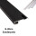 B-WARE - T-STA LED Alu Treppenprofil Treppenwinkel Profil Stufen schwarz 1m klar