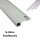 B-WARE - T-STA LED Alu Treppenprofil Treppenwinkel Profil Stufen silber