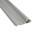 B-WARE - T-STA 30° LED Alu Treppenprofil Treppenwinkel Profil Stufen silber 2m opal