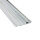 B-WARE - T-STA 30° LED Alu Treppenprofil Treppenwinkel Profil Stufen weiss 2m opal