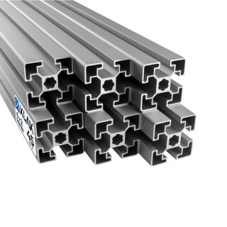 KLAK 45 - Aluprofil 6 Stück 45x45mm 2m System-, Montage-, Konstruktionsprofil Nut 10