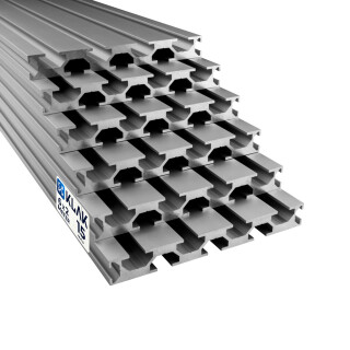 KLAK 15/120 - Aluprofil 6 Stück 15x120mm 2m System-, Montage-, Konstruktionsprofil Nut 8