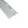 Alu Balkon Terrasse abtropf Profil Fliesenschiene Profil Schiene silber L300cm L-Profil 12mm kurze Blende