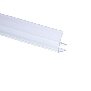 Duschdichtung PVC Ersatzdichtung TYP-4 2m Glasstärke 6-10mm Gummilippe 10-28mm 