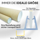 Duschdichtung PVC Ersatzdichtung TYP-4 200cm Glasstärke 8mm Gummilippe 20mm