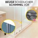 Duschdichtung PVC Ersatzdichtung Duschkabine TYP-8 90° 200cm Glasstärke 10mm