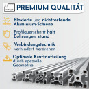 KLAK 45 - Aluprofil 45x45mm Nut 10 Aluminium Systemprofil Typ I 50cm 500mm