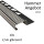 10x Edelstahl Stufenprofil Fliesenleiste Profil Treppen Schiene H12mm glänzend