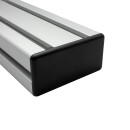 KLAK 40/80 - Abdeckkappe Endkappe für Aluprofil 40x80 - 10 Stück