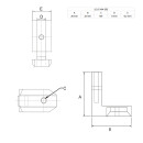 KLAK 20 - Innenwinkel Aussenwinkel M5 Nut 6 Profilverbinder für Aluprofil 20-er - 10 Stück