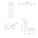 KLAK 45 - Innenwinkel Aussenwinkel M8 Nut 10 Profilverbinder für Aluprofil 45-er 10 Stück