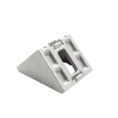 KLAK 40 - Befestigungswinkel ink. Schrauben und Nutensteine Nut 8 für Aluprofil 40-er 10 Stück