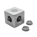 KLAK 40 - 3-Wege Würfelverbinder Eck-Verbinder für Aluprofil 40x40 - 1 Stück