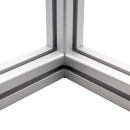 KLAK 40 - 3-Wege Würfelverbinder Eck-Verbinder für Aluprofil 40x40 - 1 Stück