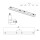 KLAK 30 - Profilverbinder Streckenverbinder 180mm Nut8 für Aluprofil 30-er - 1 Stück