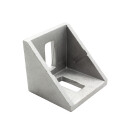 KLAK 45 - Befestigungswinkel ink. Schrauben und Nutensteine Nut 10 für Aluprofil 45-er 1 Stück