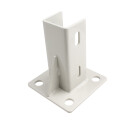 KLAK 40 - Pfostenkonsole Bodenmontage 40x40 Aluprofil inkl. Profil-Verschraubung - 1 Stück