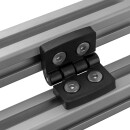 KLAK 40 - Scharnier Standard Nut 8 für 40-er inkl. Verschraubung - 1 Stück