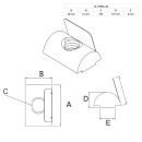 KLAK 30 - Nutenstein mit Federblech M6 Nut 8 für Aluprofil 30-er - 1 Stück