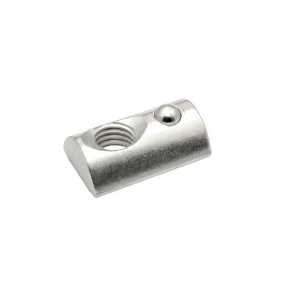 KLAK 45 - Nutenstein mit Federkugel und Steg M8 Nut 10 für Aluprofil 45-er - 1 Stück