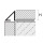 Dreiecksprofil V-Profil Edelstahlschiene Edelstahl V2A L250cm H10mm gebürstet