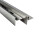 Edelstahl Stufenprofil Treppenprofil Fliesenleiste Treppen V2A L2,5m H10-12mm