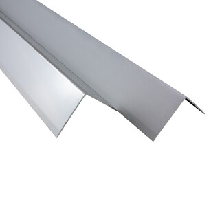 Alu Winkel-Profil Kantenschutz Zierleiste Profil silber matt poliert 270cm H35mm