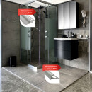 Alu Viertelkreis Profil Fliesen eloxiert, pulverbeschichtet, poliert 2,7m 12mm