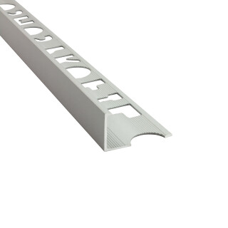 Alu L-Profil Fliesenschiene Fliesenprofil Schiene L270cm 12mm silber matt