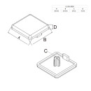 KLAK 30 - Abdeckkappe Endkappe für Aluprofil  30x30