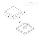 KLAK 40 - Abdeckkappe Endkappe für Aluprofil 40x40