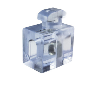 KLAK 40 - Verbindungsblock Uniblock Nut 8 Kunststoff M6  für Aluprofil 40-er