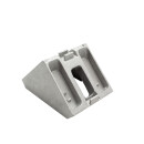 KLAK 45 - Befestigungswinkel ink. Schrauben und Nutensteine Nut 10 für Aluprofil 45-er