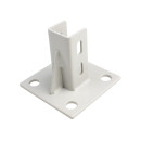 KLAK 30 - Pfostenkonsole Bodenmontage 30x30 Aluprofil inkl. Profil-Verschraubung