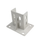 KLAK 30/60 - Pfostenkonsole Bodenmontage 30x60 Aluprofil inkl. Profil-Verschraubung