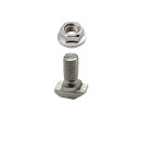 KLAK 20 - Hammerkopfschraube T-Schraube M5 12mm Nut 6...