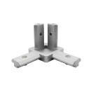 KLAK 40 - 3-Weg Verbinder Eckverbinder Nut 8 für Aluprofil 40x40