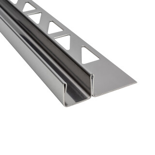 Fliesen Schiene Edelstahl 10mm 10x Quadrat Edelstahlschiene Fliesenprofil Fliesenschiene L250cm 8mm Gebürstet Kantenschutz Edelstahl Abschlussleiste Fliesen