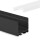 GX-PN8 LED AUFBAU-Profil 200 cm, LED Stripes max. 16 mm, schwarz RAL 9005