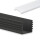 GX-PL5 LED AUFBAU-Profil 200 cm, hoch, LED Stripes max. 12 mm, schwarz RAL 9005