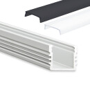GX-PL2 LED Aufbau-Profil 200 cm, hoch, LED Stripes max. 12mm, silber