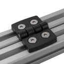 KLAK 20 - Scharnier Standard Nut 6 für 20-er inkl. Verschraubung - 1 Stück
