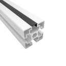 KLAK 45 - Abdeckungen für Alu-Profil Nut 10 - Typ-I - Typ-B - schwarz - 2m