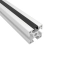 KLAK 30 - 40 - Abdeckungen für Alu-Profil Nut 8 - Typ-I - Typ-B - schwarz - 2m