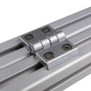 KLAK 40 - Scharnier Universell Nut 8 für 40-er inkl. Verschraubung