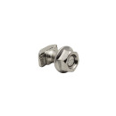 KLAK 20 - Hammerkopfschraube T-Schraube M5 12mm Nut 6 Aluprofil 20-er 1 Stück + Mutter