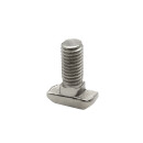 KLAK 40 - Hammerkopfschraube T-Schraube M8 20mm Nut 8 Aluprofil 40-er 1 Stück + Mutter